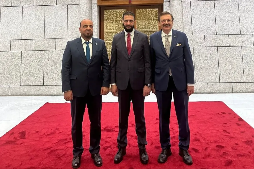 Hisarcıklıoğlu, Suriye Cumhurbaşkanı Şara ile görüştü: “Türk firmaları Suriye