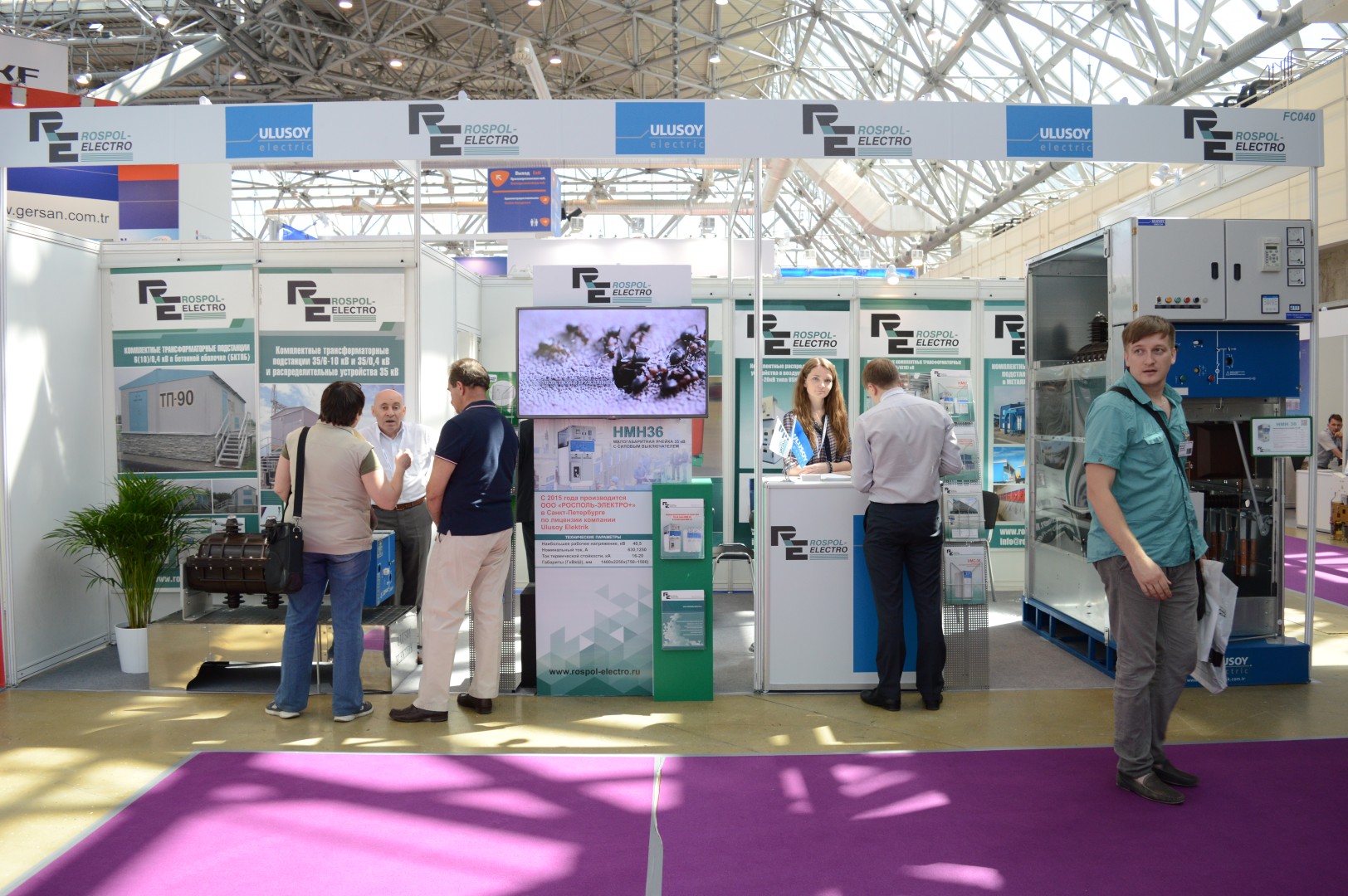 Moskova Elektro-expo 2015 Fuarı Görselleri