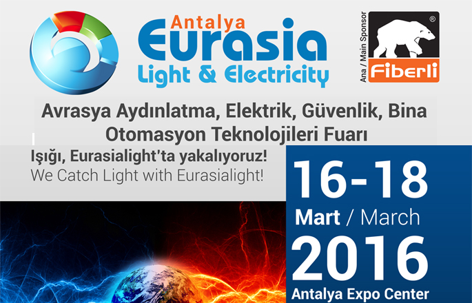 Avrasya Aydınlatma Ve Elektrik Fuarı Antalya’da Kapılarını Açıyor