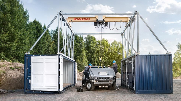 Konecranes'den Türkiye’de Kapalı ve Açık Alana Uygun Tavan Vinci