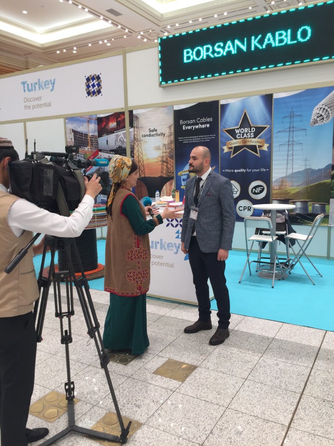Borsan  Türkmenistan Türk İhraç Ürünleri  Fuarında İlgi Odağı Oldu
