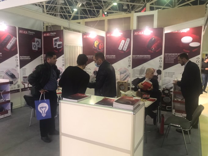 AY-KA ELEKTRİK, MOSCOW INTERLIGHT 2021 FUARI’NDA