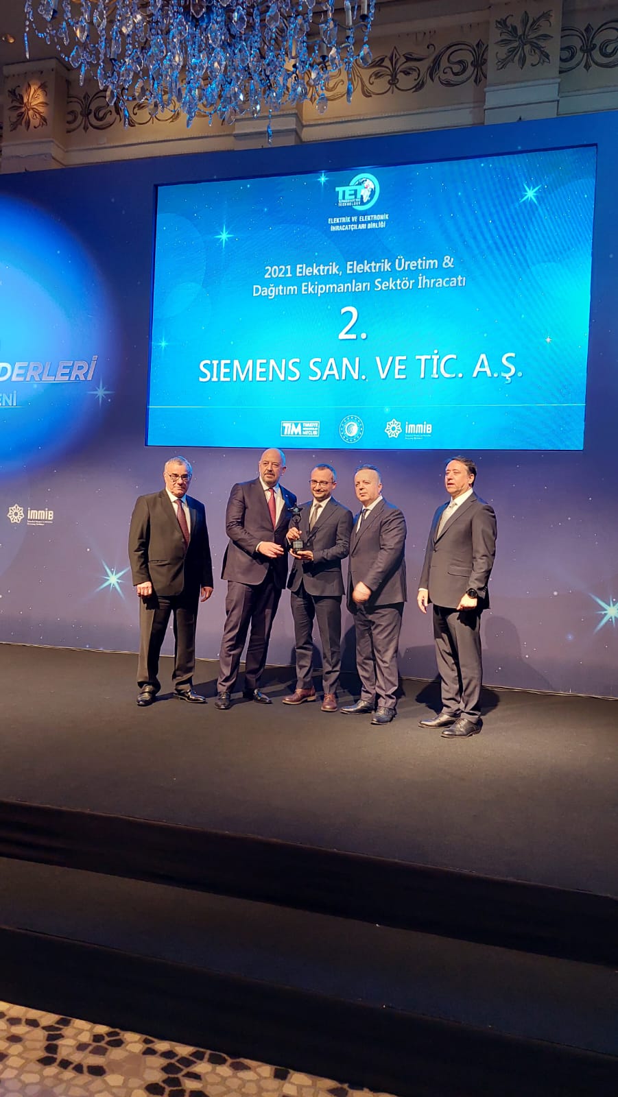 Elektrik ve Elektronik Sektörünün ihracat Devleri Ödüllendirildi